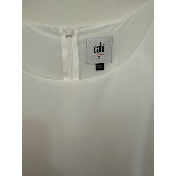 Cabi Women's Indulgence White Tank - Size M - Picture 3 of 10